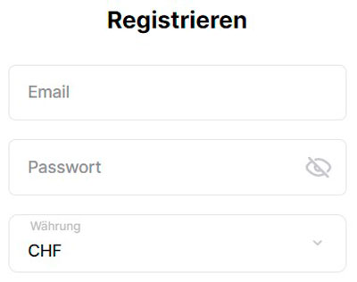 Hitn Spin Einfache Registrierung